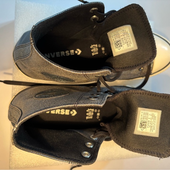 Converse Men's Black High-Top Sneakers - Picture 5 of 5